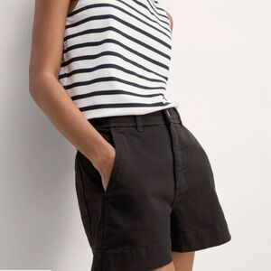 Way high shortie Black Jean Shorts